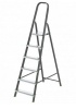 Стремянка "Стэлс" алюминиевая бытовая 5 ступ, Н=1,03м, вес 3,4 кг