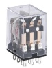 Реле промежуточное JZX-22F(D) 3 конт. с инд. LED 5А 24В AC CHINT 285356