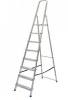 Стремянка "Стэлс" алюминиевая бытовая 8 ступ, Н=1,66м, вес 5,2 кг