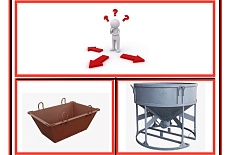 Отличие между бадьей и тарой для раствора